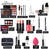8 Pcs Set Peralatan Makeup Lengkap Profesional untuk Semua Jenis Kulit Alat Latihan Makeup Permanen untuk Pemula