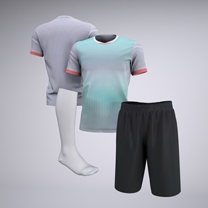 Set seragam sepak bola cepat kering, seragam sepak bola kualitas tinggi, pakaian latihan, Jersey kustom - Product Image 4