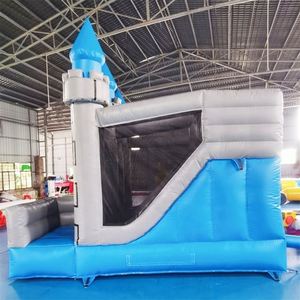 Château gonflable combiné toboggan <span class=keywords><strong>Dragon</strong></span> Dinosaure 4x4m - Maison de rebondissement amusante pour enfants avec souffleur pour location de fête en plein air - Product Image 3