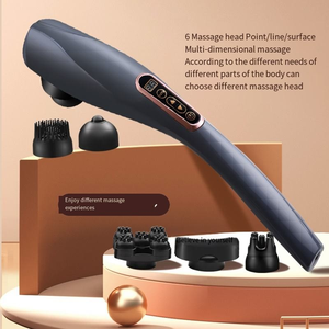 Masajeador Eléctrico Portátil Ergonómico, Masajeador de Mano para Todo el Cuerpo, Espalda, Cuello, Martillo de Masaje Infrarrojo <span class=keywords><strong>Dolphin</strong></span>, Dispositivo Vibrador - Product Image 6