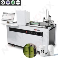 Impresora NOVIX, precio de fábrica, impresión de colores CMYK de un solo paso en taza de papel, máquina de taza de café, impresora Digital I3200 de alta velocidad