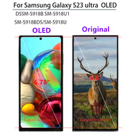 Écran de téléphone AMOLED d'origine pour Samsung S23 S23Ultra Note 8 9 10 20 Ultra 5g S8 S10 S21 S22 S24 S25 S26 PLUS Ultra Écran LCD