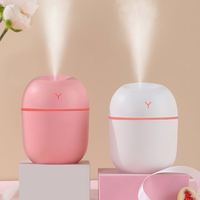 Brumisateur à lumière chaude, humidificateur d'air à ultrasons pour table rendant l'air sec confortable humidificateur de voiture diffuseur humidificateur/