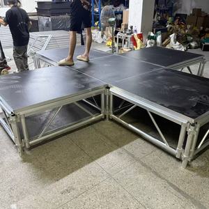 Xách tay hợp kim nhôm mô-đun sân khấu sàn vuông nền tảng giàn có thể điều chỉnh chân cài đặt nhanh chóng 500kg Tải công suất 60cm - Product Image 1