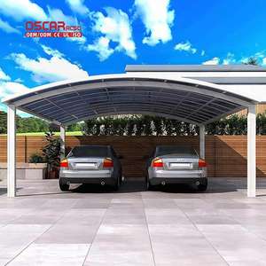 Kits de toiture plate <span class=keywords><strong>en</strong></span> aluminium avec toits <span class=keywords><strong>en</strong></span> polycarbonate pour abri de jardin, abri de voiture, stockage extérieur - Product Image 1