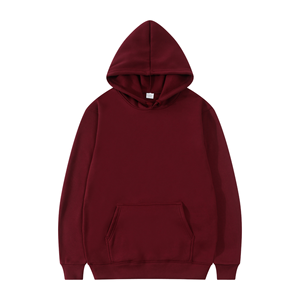 Felpa Capri da Uomo con Cappuccio in Poliestere Tinta Unita 230g, Vestibilità Ampia, Casual, per Sport, Colore Solido, Taglia EU, Autunnale - Product Image 1