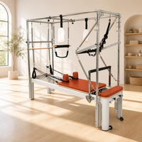 Table de Pilates Cadillac Trapeze en alliage d'aluminium avec barre de poussée et barre de descente pour usage commercial, studio ou domicile