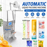 Machine de remplissage et de scellage automatique de sachets liquides à prix d'usine pour jus, miel, sauce, huile – 10 à 25 sachets