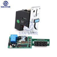Harga Pabrik JY-15B 12V Papan Timer 4-Digit Papan Kontrol Timer untuk Mesin Cuci & Mesin Arcade Koin