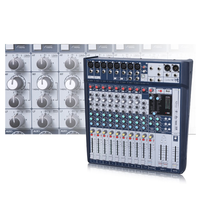Console de mixage audio Soundcraft Signature 12 canaux pour performances scéniques et chant (2 commandes)