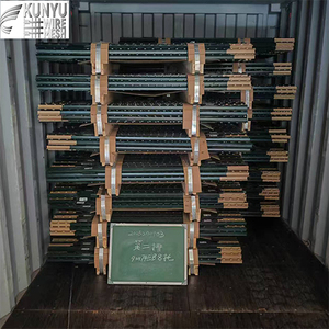 アメリカ製亜鉛メッキ鋼製Tバー型フェンス支柱（6フィート、7フィート）環境に優しく耐久性のある家庭用庭、牛、羊用有刺鉄線サポート - Product Image 5