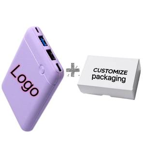 Sạc dự phòng mini siêu mỏng 5000mAh, in logo tùy chỉnh, hỗ trợ nhiều màu sắc - Product Image 6