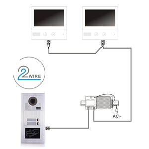 7 Inch Capacitive <strong>Touch</strong> Screen KNX Monitor <strong>with</strong> <strong>Touch</strong> Sensor <strong>Buttons</strong> Video Door Phone <strong>Intercom</strong> <strong>System</strong> for Apartments - Product Image 5