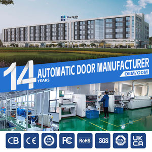 Doortec DTSC1000 отель торговый центр автоматический телескопический коммерческий алюминиевый сплав рама из закаленного стекла раздвижная дверь - Product Image 6