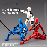 Muñeco articulado impreso en 3D, modelo de figura de acción de robot pequeño Radish, juguete de ensamblaje de bloques de construcción para niños, Zhejiang