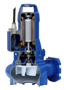 ปั๊ม <span class=keywords><strong>KSB</strong></span> Amarex CN ปั๊มจุ่มแบบเหล็กหล่อขั้นตอนเดียวพร้อมใบมีดตัด ติดตั้งแบบเคลื่อนที่ได้โดยตรง - Product Image 2