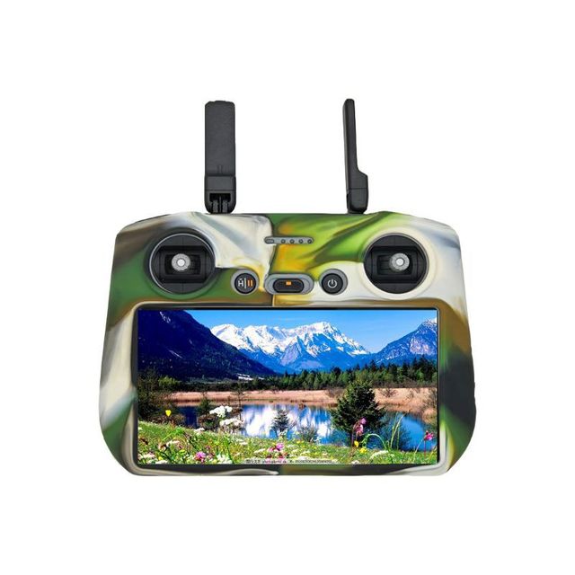 Silicon Case Suitable for DJI AIR3 Remote Controller Silicon Cover DJRC2 Dust Cover UAV Accessories with Screen Protective Cover