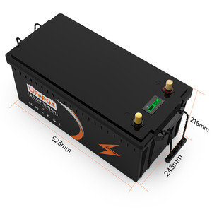 Expédition rapide Batterie au lithium LifePo4 24V 100Ah 12V 100Ah avec BMS 100A Batterie solaire pour camion, bateau, chariot élévateur - Product Image 3