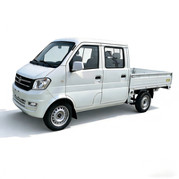 Camionnette double cabine Dongfeng à bas prix, 4x2, nouvelle camionnette légère 2T Euro 5, camionnette de fret à essence avec climatisation automatique