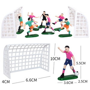 Lot de figurines décoratives <span class=keywords><strong>pour</strong></span> gâteau sur le thème du football, ensemble de jouets de capitaine de terrain <span class=keywords><strong>pour</strong></span> enfants, décoration de gâteau <span class=keywords><strong>pour</strong></span> <span class=keywords><strong>joyeux</strong></span> <span class=keywords><strong>anniversaire</strong></span> des garçons, figurines de jouets - Product Image 2