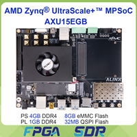 Placa de Desarrollo FPGA ALINX AXU15EGB, 6GB DDR4, 8GB EMMC, FMC, SFP, USB3.0, PCIe M.2, DP, Zynq UltraScale+ MPSoC XCZU15EG