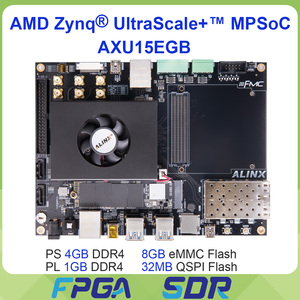 Placa de Desarrollo FPGA ALINX AXU15EGB, 6GB DDR4, 8GB EMMC, FMC, SFP, USB3.0, PCIe M.<span class=keywords><strong>2</strong></span>, <span class=keywords><strong>DP</strong></span>, Zynq UltraScale+ MPSoC XCZU15EG - Product Image 1