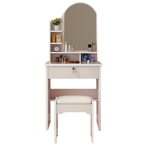 Coiffeuse simple et économique pour chambre à coucher, meuble <span class=keywords><strong>de</strong></span> maquillage pour <span class=keywords><strong>la</strong></span> maison - Product Image 2