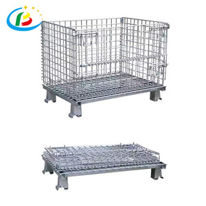 Stacking Pallet Gabbia Per Stoccaggio Bombole Multi Level Warehouse Metal Storage <strong>Cage</strong> Steel 30 Feet Available With Wheels - Product Image 2