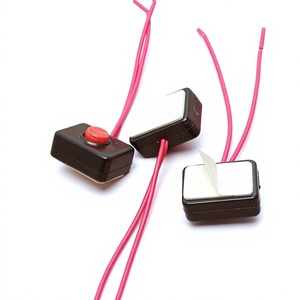 Interruptor de bocina para coche, 4x5x6mm, cuadrado negro, con adhesivo, universal para uso en vehículos - Product Image 3