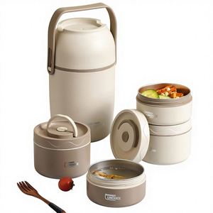 New 316L Stainless Steel <b>Insulated</b> <b>Lunch</b> <b>Box</b> for Office and Student Use Microwave Safe Portable - Product Image 1