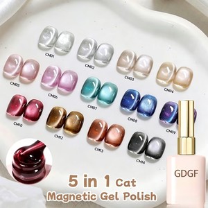 คอลเลคชั่นยาทาเล็บเจลยูวีแบบแคทอายรุ่นใหม่ล่าสุด Lazy One Step  OEM/ODM Kepp Shine ใช้งานง่าย ปลอดสารพิษ เป็นวีแกน บรรจุภัณฑ์รักษ์โลก - Product Image 1