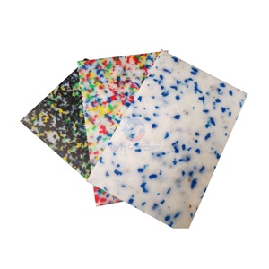 anti-resistant mixed colors hdpe recycled plastic sheet pe board