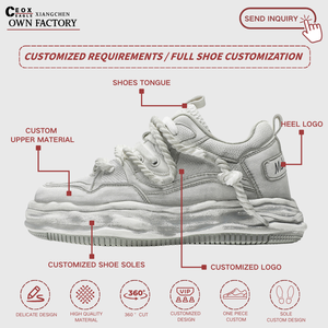 2025, diseño de moda, zapatos deportivos para hombres, ligeros, transpirables, informales, estilo sucio, cómodos, forro de malla largo para todo el día - Product Image 2
