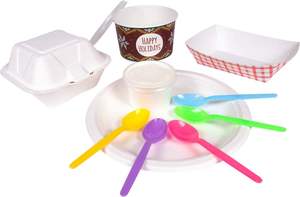 couverts utilisés pour les fournitures de restaurant biodégradables sans BPA, sans danger pour les aliments, pour une utilisation en fête - Product Image 2