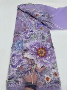 NI.<span class=keywords><strong>AI</strong></span> Tissu de couture de luxe pour robe de mariée formelle de créatrice, motif floral dense, perles, aquarelle, <span class=keywords><strong>art</strong></span> moderne, couleur champagne <span class=keywords><strong>nude</strong></span> - Product Image 5