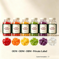 Gummies SYC OEM à base de fibres végétales pour la gestion du poids chez l'adulte - 60 gummies/flacon - Soutien métabolique et bien-être quotidien