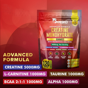 Gomitas de Creatina Monohidrato Vegetarianas Sin Gluten OEM, 1.5 Gramos por Gomita, Mejora la Fuerza y la Resistencia para la Nutrición Deportiva - Product Image 4