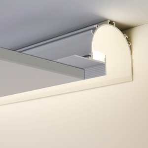 โปรไฟล์อะลูมิเนียมสำหรับไฟ LED แบบฝังในผนังยิปซัม  โปรไฟล์อะลูมิเนียมบางสำหรับติดตั้งในผนังยิปซัม - Product Image 4