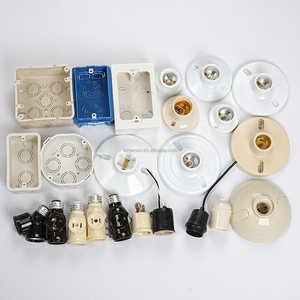 Ngà PP E27 Keyless vừa roseta ổ cắm ánh sáng đèn chủ với cơ sở nhựa - Product Image 2