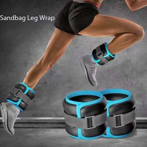 <span class=keywords><strong>Poids</strong></span> de cheville <span class=keywords><strong>et</strong></span> de poignet BeatBoost pour femmes <span class=keywords><strong>et</strong></span> hommes - Paire de 4 lb (2 lb chacun) avec sangles réglables à boucle auto-agrippante en nylon pour la marche - Product Image 6