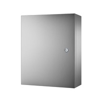 Boîte de distribution en acier inoxydable avec porte hermétique, construction métallique, protection IP55, étanche