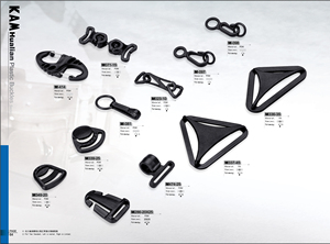 Phổ Biến Mini Carabiner Khóa Nhựa Clasp Snap Treo Móc Khóa Cho Paracord Ba Lô Dây Đeo Phụ Kiện - Product Image 6