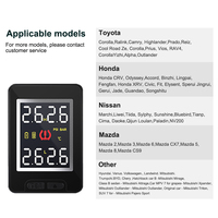Vente flash - Système de surveillance de la pression des pneus (TPMS) universel numérique avec alarme de sécurité pour Toyota, Mazda, Nissan, Honda