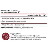 Complément alimentaire pour le système immunitaire de qualité supérieure, 500 mg de berbérine HCL, cannelle de Ceylan, suppléments de berbérine, capsules de berbérine, fabrication OEM
