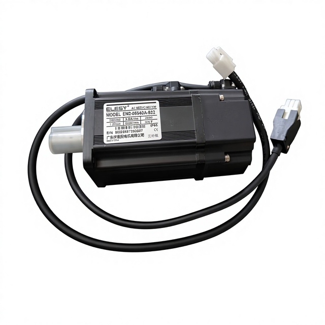 ELESY Industrial Sewing Machine Servo Motor 400W 220VAC Servo Motor EM2-06S40A-B22 / EM2-06S40A-B22-1