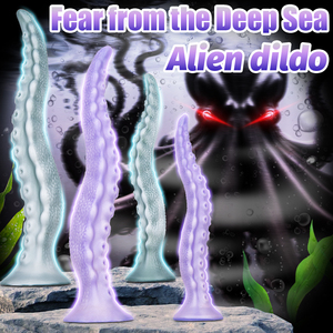 Dildo de Tentáculos Realista de Silicona Exótica, Dildo Alienígena, Juguete Sexual Anal <span class=keywords><strong>y</strong></span> Vaginal para Adultos, Dildo con Ventosa para Mujeres, Juguetes Sexuales para Mujeres - Product Image 1