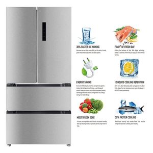 523L Professional Factory Energy Saving Smart <b>Fridge</b> Adjustable Frost Feet Refrigerator French Door <b>Fridge</b> Refrigerator French D - Product Image 3