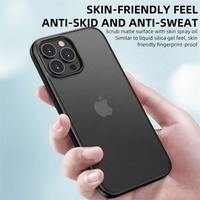 Coque de téléphone portable antichoc en PC TPU translucide mat à bas prix pour iPhone 14 13 12 11 Pro Max