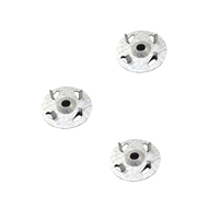 OEM Rondelle à griffes en acier galvanisé de 1-1/4 po avec 4 griffes pour l'installation de panneaux de support étanches et de murs de douche
