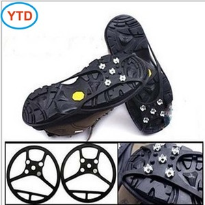 Crampones Antideslizantes para Senderismo, Ligeros y Duraderos, con 5 Púas de Goma para Hielo y Nieve, para Escalada - Product Image 2